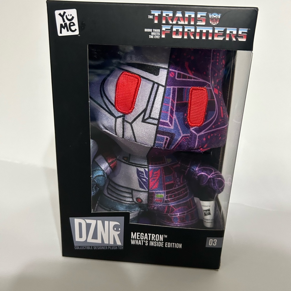 NIB transformers megatron plush stuffed animal